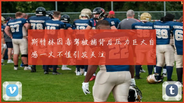 斯特林因毒驾被捕背后压力巨大自感一文不值引发关注